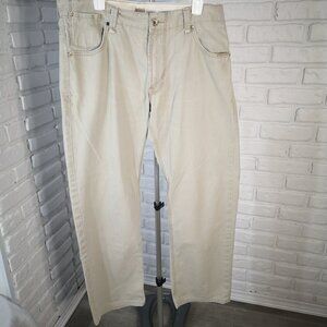 Vintage Levi's Tab Twills Slim Straight Men's Size 36/32 Tan Lot# 331-6059 Jeans